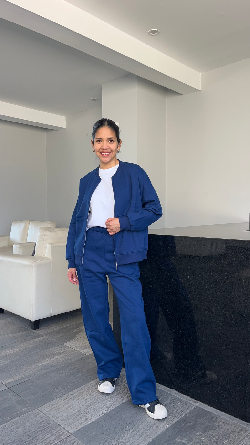 Conjunto Casaca Bomber y Pantalón Palazzo