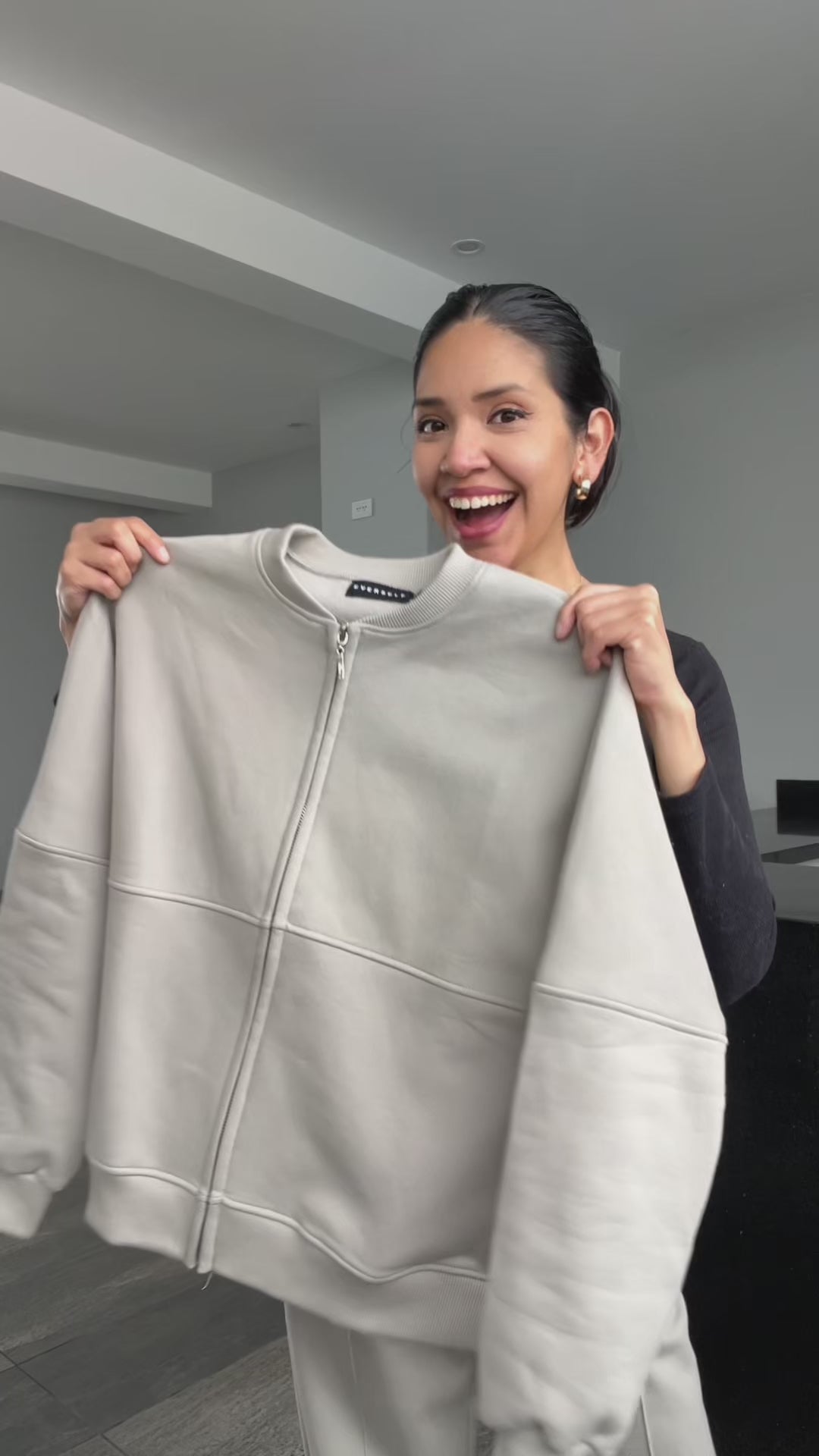 Conjunto Casaca Bomber y Pantalón Palazzo
